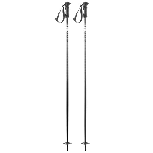 A photo of the Men's Downhill Ski Poles - Black in use