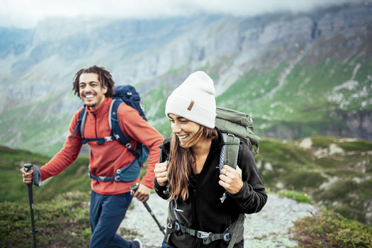 Women's Hiking Fleece Jacket - MH120, light gray Image 1 of 5