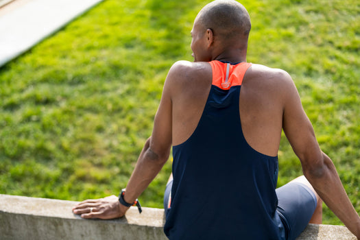 Kalenji Athletics Tank Top Men's, navy blue Image 4 of 5