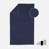 Compact Beach Travel Water Camping Hiking Ribbed Large 51''x31'' Microfibe Towel, Image of