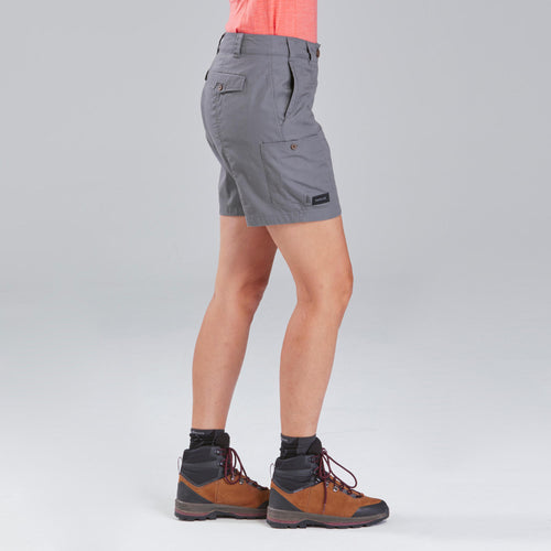 A photo of the Travel 100 Backpacking Shorts Women's in use
