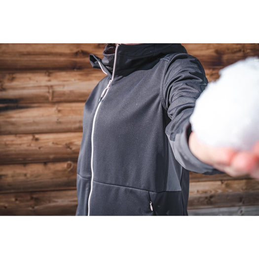 Snowboard and Ski Hoodie Women's, black Image 1 of 3