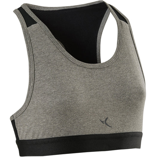 Girls' Gym Crop Top 100, desert pink Image 2 of 2