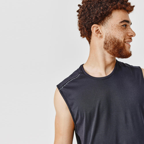 A photo of the Kalenji Run Dry+ Running Tank Top Men's in use