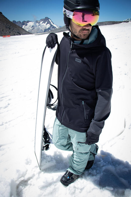 Men's Snowboard and Ski Hoodie SNB HDY - Black, black Image 4 of 5