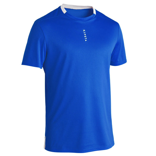 Adult Football Shirt Essential - Blue, bright indigo Image 3 of 3