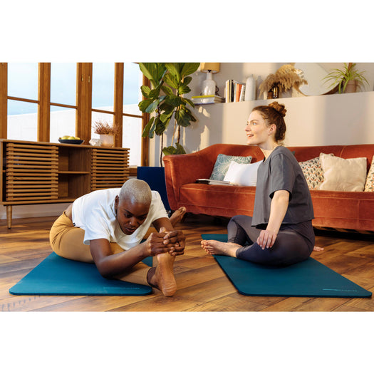 10 mm Size S Pilates Mat Comfort - Blue, dark petrol blue Image 1 of 5