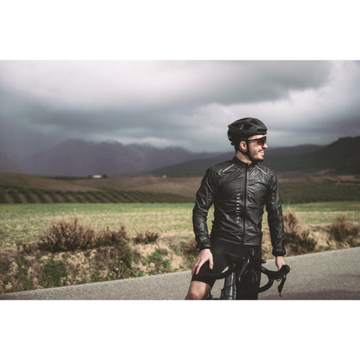 Van Rysel Ultralight Rainproof Cycling Jacket Men's, black Image 3 of 5