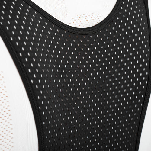 A photo of the Van Rysel Winter Cycling Bib Shorts Men's in use