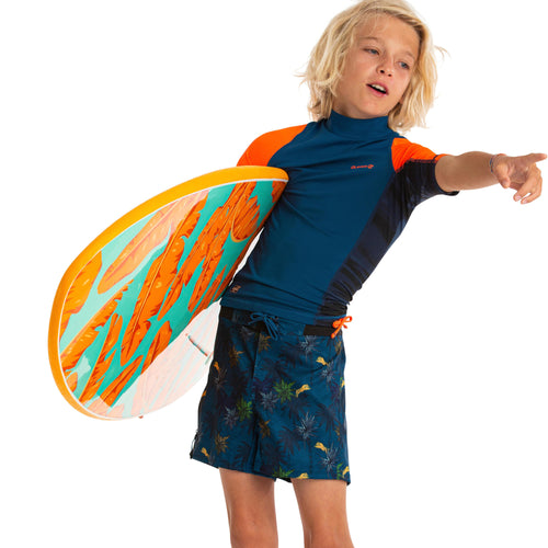 A photo of the UV Rash Guard Surf Top Kids' in use