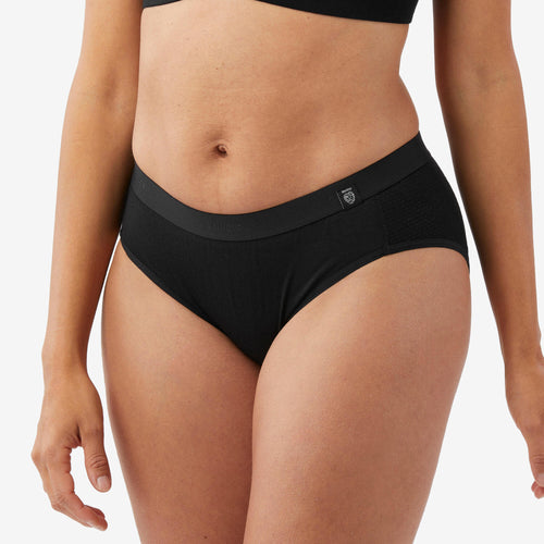 A photo of the Simond Trek 500 Merino Wool Backpacking Underwear Women's in use