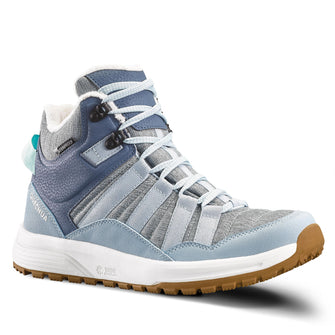 Women's warm waterproof snow hiking shoes - SH500 Mid, Image of