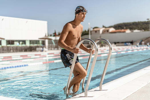 NBJI100 Swim Trunks Men's, blue Image 1 of 3