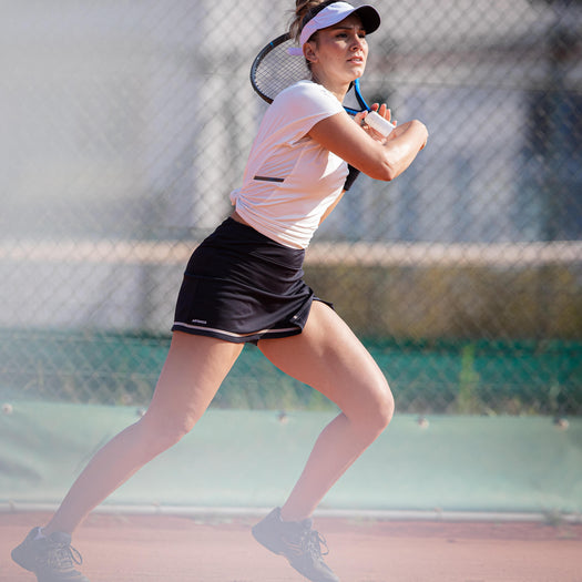 Women's Soft Tennis Skirt Dry 500 - Navy, navy blue Image 1 of 4