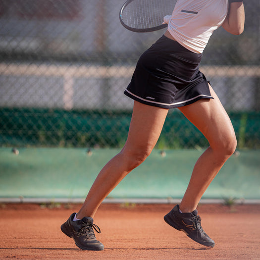 Women's Soft Tennis Skirt Dry 500 - Navy, navy blue Image 3 of 4