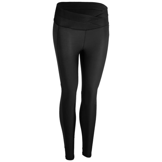 Women's Cardio Workout Leggings 500, black Image 3 of 3