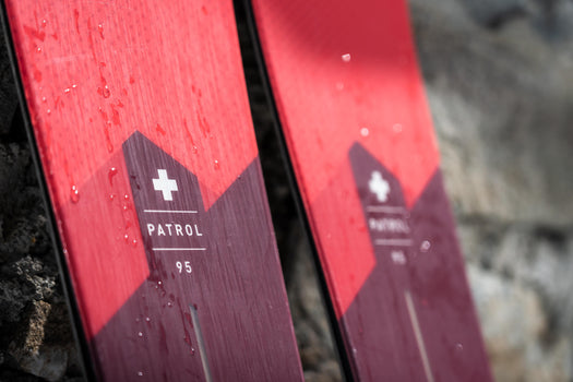 FREERIDE SKI - PATROL 95 + BINDING TYROLIA ATTACK ² 11 AT DEMO, red Image 1 of 5