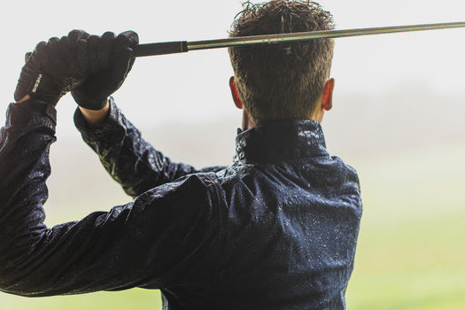 Men's golf waterproof rain jacket - RW500 navy blue, navy blue Image 4 of 5