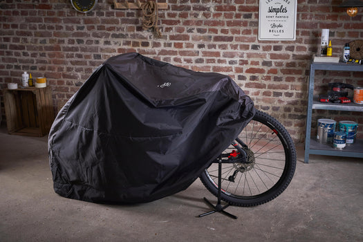 Btwin Single Bike Protective Cover, black Image 2 of 4