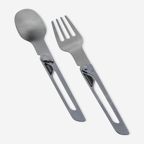 3 In 1 Stainless Cutlery Set: Spork, Spoon, Fork Practical