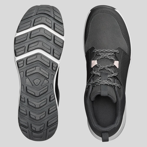 A photo of the Quechua NH150 Hiking Shoes Women's in use