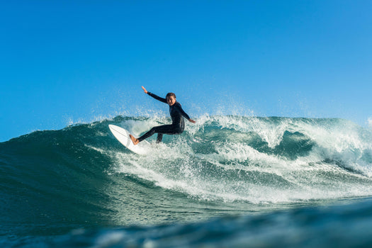 Olaian 900 Stretch Neoprene Surfing Full Wetsuit Zipless 3 2mm Women, navy blue Image 2 of 5