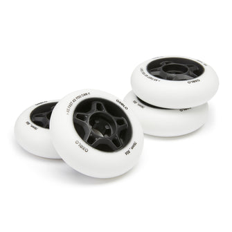 Oxelo Inline skate Wheel Set 76mm 80A For FIT100 Adult, Image of