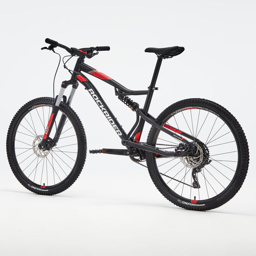 A photo of the Rockrider ST530S Full Suspension Mountain Bike 27.5" in use