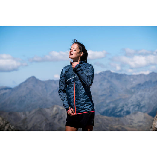 Windproof Trail Running Jacket Women's, storm gray Image 1 of 5