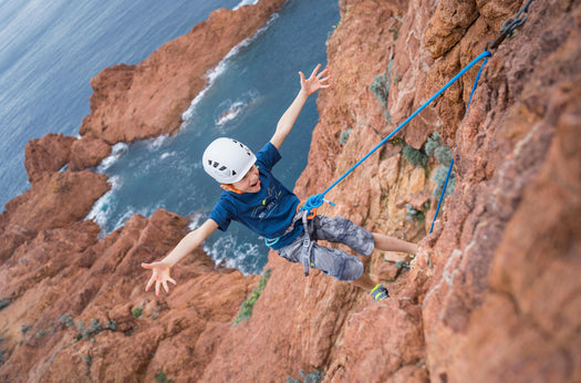 Boy's Climbing Comfort T-Shirt, inkpot blue Image 4 of 5