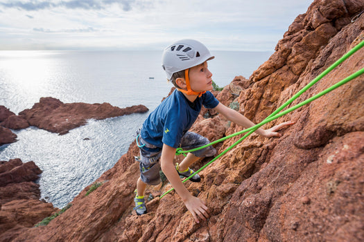 Boy's Climbing Comfort T-Shirt, inkpot blue Image 3 of 5