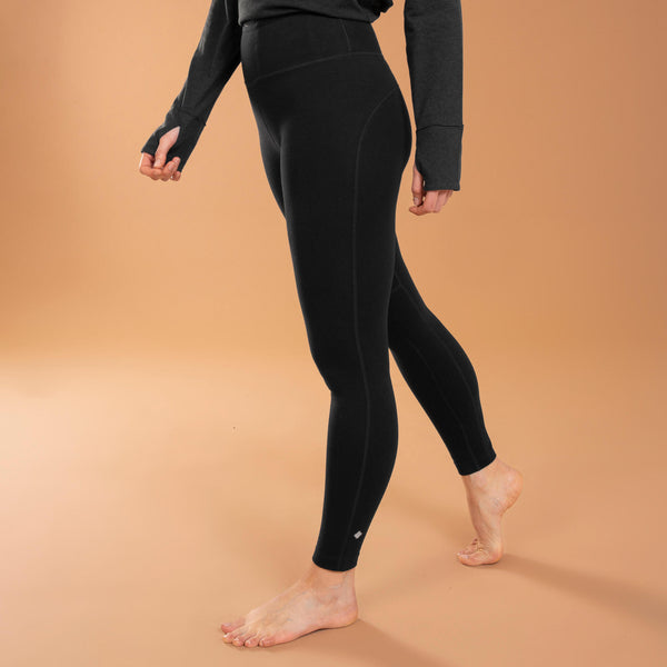 Leggings de fitness capri para Mujer Domyos negro/gris - Decathlon