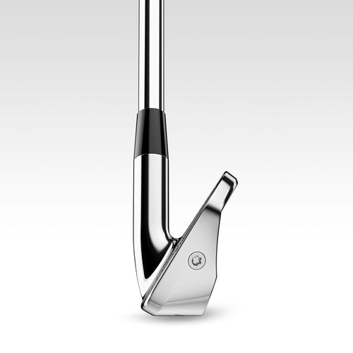 A photo of the Set of golf irons left handed steel size 2 medium speed - INESIS 900 Combo in use
