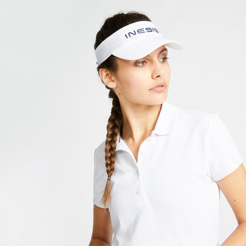 A photo of the Inesis Golf Polo Shirt Women's in use