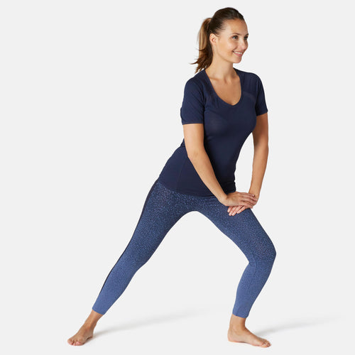 A photo of the Nyamba 520 Slim-Fit Pilates Leggings Women's in use