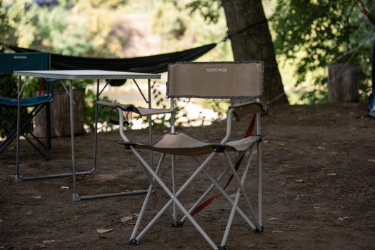Camping Folding Armchair - Basic, sand Image 3 of 5