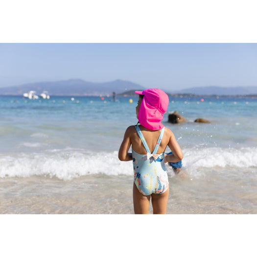 UV Rash Guard Swimming Cap Babies', magenta Image 1 of 2