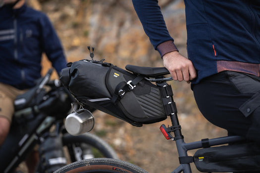 Riverside IPX6 Waterproof Saddle Bag Bikepacking 6-15L Bag Only, black Image 5 of 5