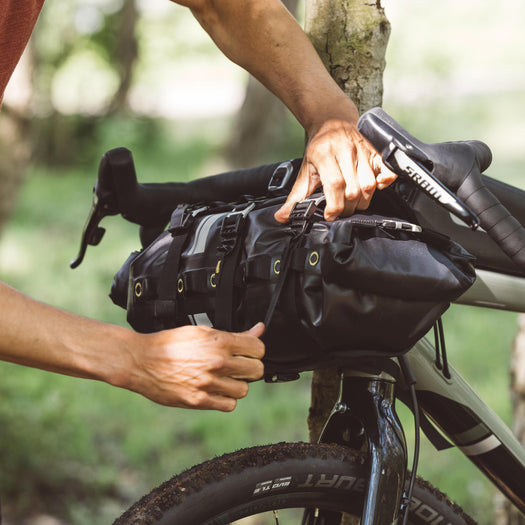 Riverside Bikepacking Handlebar Bag Harness, bottle green Image 5 of 5