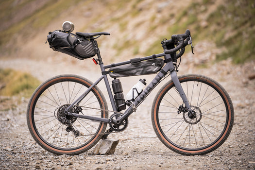 Bikepacking Half-Frame Waterproof Frame Bag IPX6 - Size M L XL, dark green Image 4 of 5