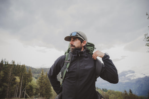Windbreaker jacket - softshell - warm - MT100 WINDWARM - men's, black Image 4 of 5