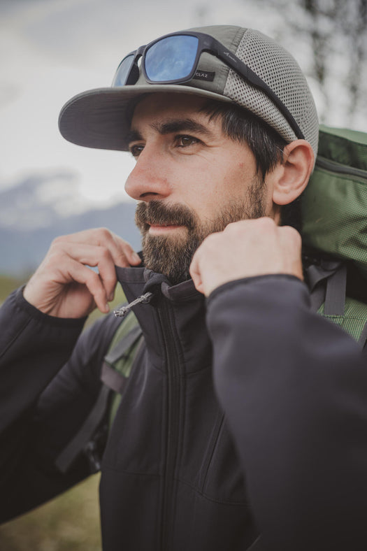 Windbreaker jacket - softshell - warm - MT100 WINDWARM - men's, black Image 3 of 5