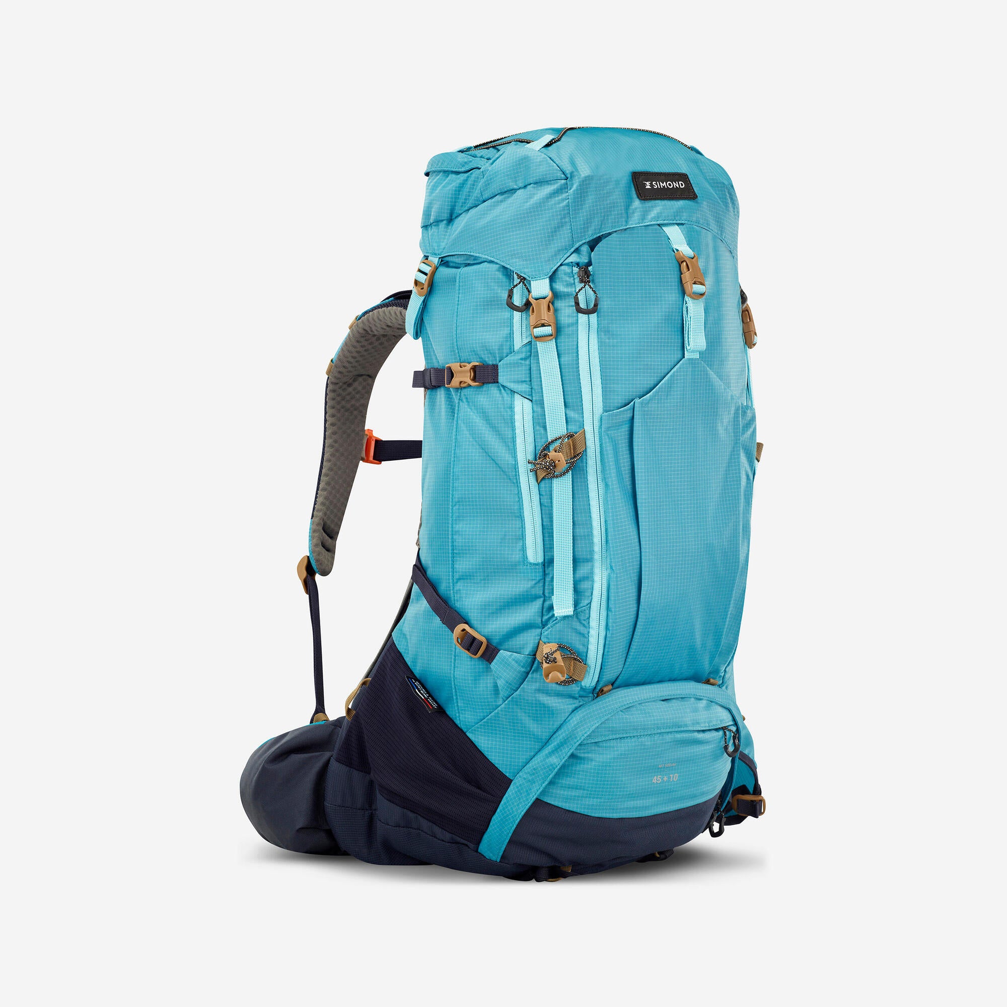Simond Women's MT500 Air 45+10 L Backpacking Pack – Decathlon Simond Women's MT500 Air 45+10 L Backpacking Pack – Decathlon