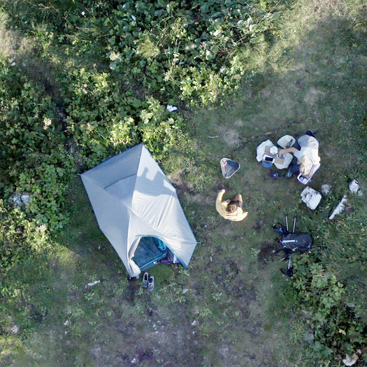 Quechua MH100 Waterproof Camping Tent 2 Person, gray Image 2 of 4