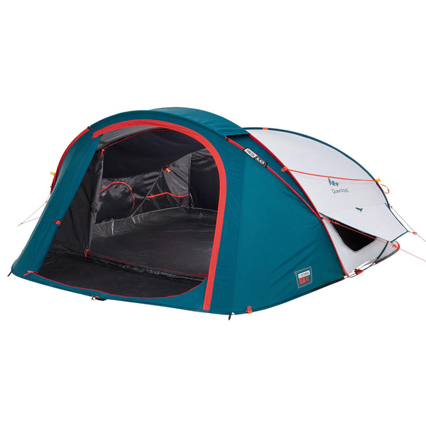 Quechua 2 Second XL Fresh Black Waterproof Pop Up Camping Tent 3 Person