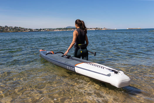 WOMEN'S CANOE KAYAK AND STAND-UP PADDLE 2MM NEOPRENE LONGJANE WETSUIT, unspecified Image 3 of 4