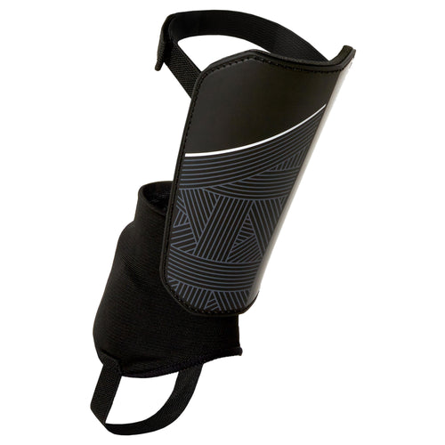 A photo of the Essential 140 Soccer Shin Pads in use