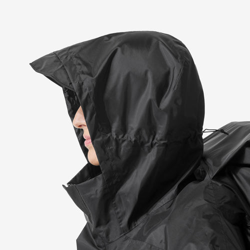 A photo of the Simond MT500 60L Hiking Rain Poncho in use