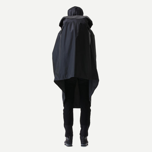 A photo of the Unisex MT500 60L Hiking Rain Poncho in use