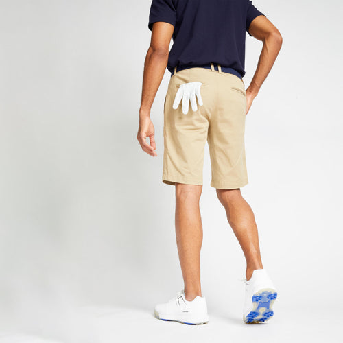 A photo of the Inesis Mild Weather Golf Shorts Men's in use